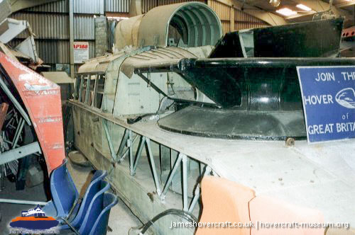 SRN5 at the Hovercraft Museum -  (credit: The <a href='http://www.hovercraft-museum.org/' target='_blank'>Hovercraft Museum Trust</a>).